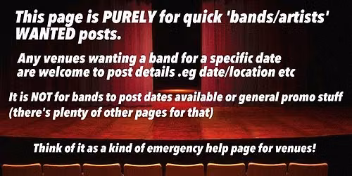 Band need