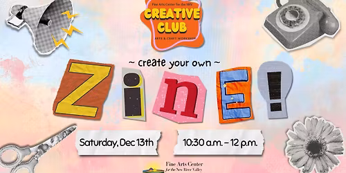 Make Your Own Zine - Creative Club Art & Craft Workshop