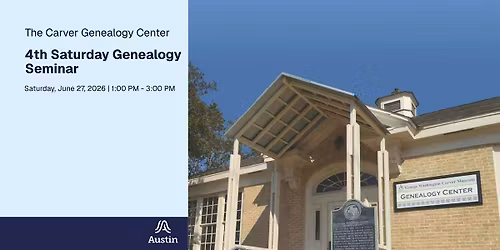 4th Saturday Genealogy Seminar