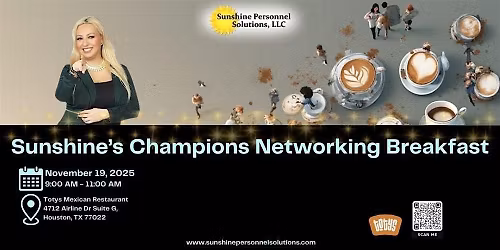 Sunshine\u2019s Champions Networking Breakfast