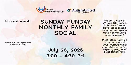 Sunday Funday: Monthly Family Social