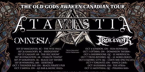 ATAVISTIA (Vancouver B.C.) \/\/ + invit\u00e9s