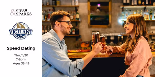 Speed Dating Ages 35-49 in Bristol, RI at Vigilant Brewing