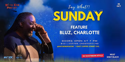 What Open Mic and Feature Bluz at Coffee Underground