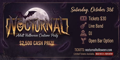 NOCTURNAL: An Adult Halloween Costume Party