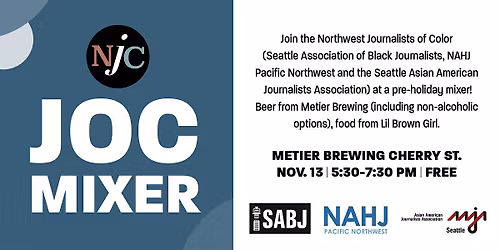 Northwest Journalists of Color Mixer