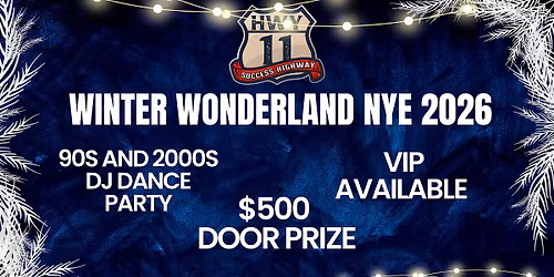 New Years Eve 2026 Winter Wonderland