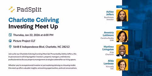 Charlotte Coliving Investing Meet Up