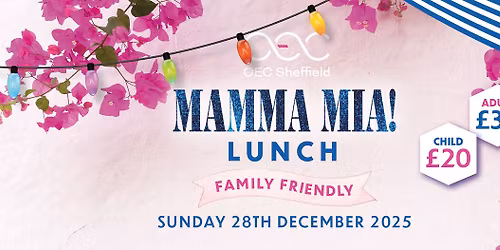 Family Friendly Sunday Lunch and Mamma Mia Tribute Show