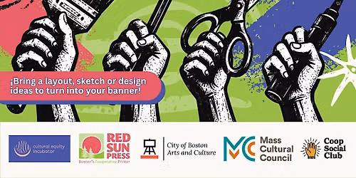Bannermaking Workshop with Red Sun Press - CEI Creative Justice Series
