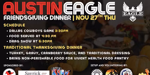Friendsgiving at the Eagle