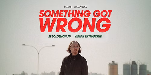 Something got wrong - et soloshow av Vegar Tryggeseid