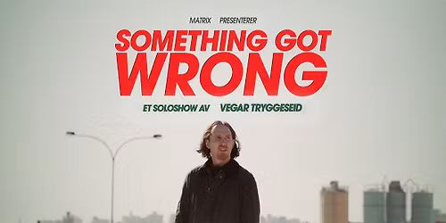 Something got wrong - et soloshow av Vegar Tryggeseid
