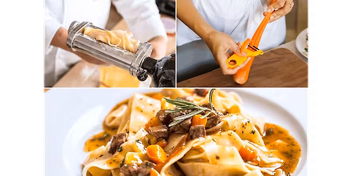 Make Slow Cooked Oxtail Pappardelle - Pasta Making Cooking Class in Houston | Classpop!\u2122