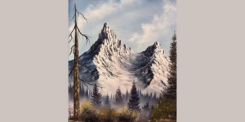 Majestic Mountain Oil Class @ Happily Painted