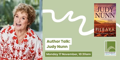 AUTHOR TALK: Judy Nunn
