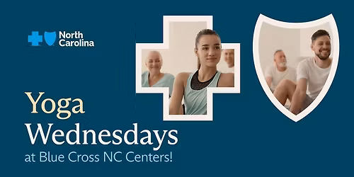 Yoga Wednesdays at Greenville Blue Cross NC Center