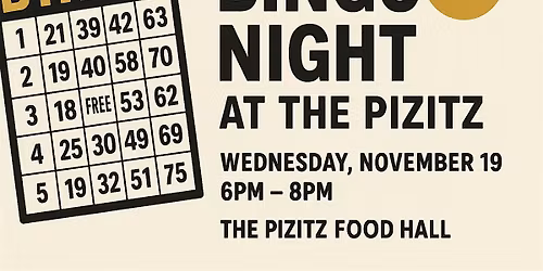 Bingo Night at The Pizitz