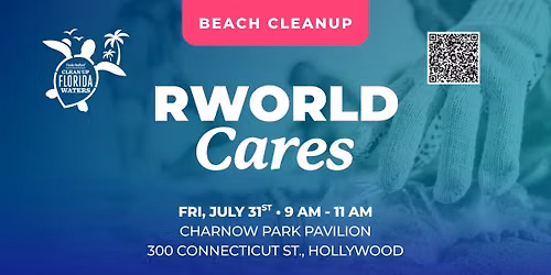 2026 RWorld Cares Beach Cleanup - Hollywood Beach