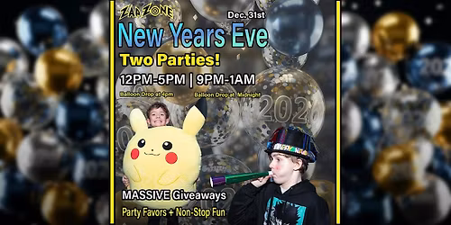New Year's Eve Party | Zap Zone Farmington