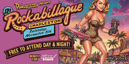 12th Rockabillaque Festival Charleston, SC with Gretsch Lyles and The Modern Eldorados