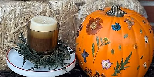 Pressed Flower Pumpkin Workshop