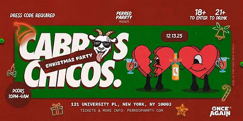 Cabros Chicos - Christmas Party | Latin Dance Party (18+)