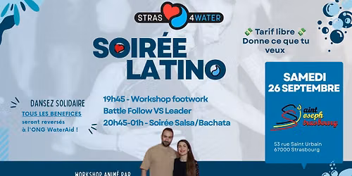 Soir\u00e9e Salsa \/ Bachata caritative