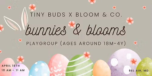 Tiny Buds (April) - Bunnies & Blooms