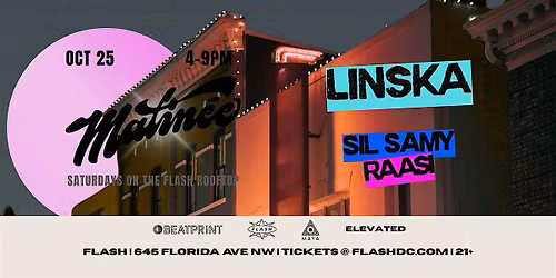 Matin\u00e9e Day Party: Linska at Flash Rooftop