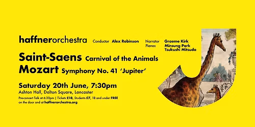 Saint Saens Carnival of Animals & Mozart Symphony 41 'Jupiter'