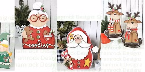 🎄 Christmas Shelf Sitter Paint & Create 🎨