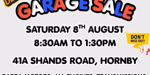 American & Aussie Dismantlers Garage Sale