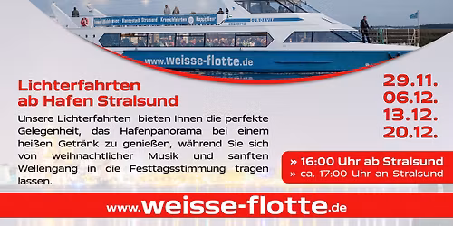 Lichterfahrten ab Hafen Stralsund