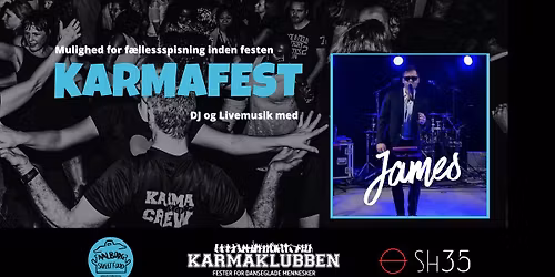 AALBORG\u2022 Karmaklubben \/\/ Karmafest med livemusik \u2022 L\u00f8rdag 14. marts