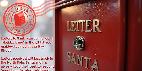 Letters to Santa, Downtown Fayetteville 2025
