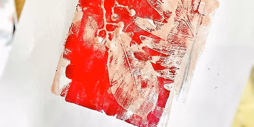 Botanical Gel Plate Printmaking
