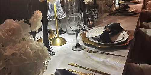 All black New years celebration