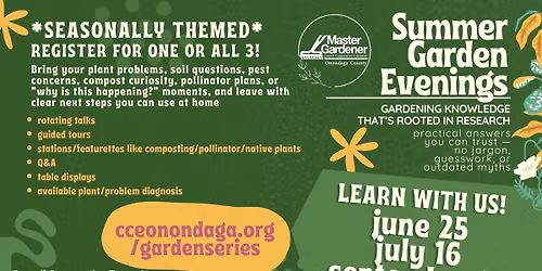 2026 Summer Evenings in the Garden Series