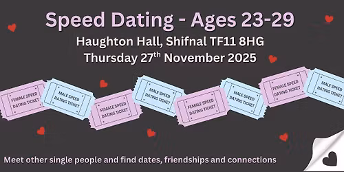 Speed Dating (23-29 year olds)