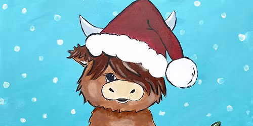 Toledo Paint & Sip Party \u2013 Fluffy Cow Christmas