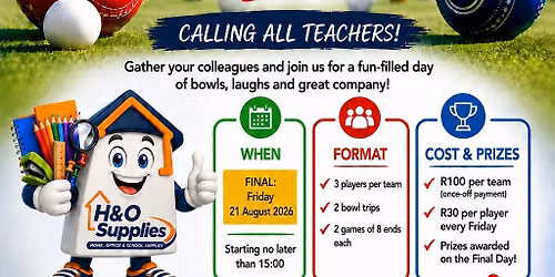 Teachers Bowls Day