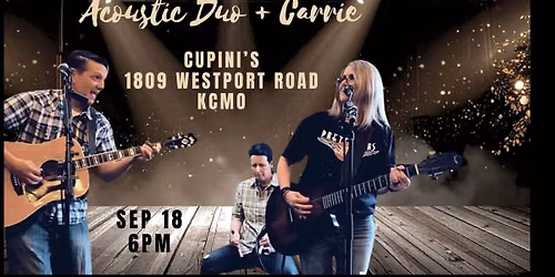 Alisa & Scott Duo+Carrie debut @ Cupini\u2019s