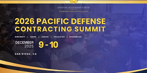 2026 PACIFIC DEFENSE CONTRACTING SUMMIT