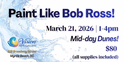 Paint like Bob Ross\u2014yes, you can! \u201cMid-Day Dunes\u201d