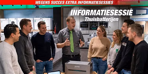 Informatiesessie: Thuisbatterij - Haal meer uit je energie | Weert