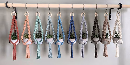 Macrame Mini Plant Hanger Workshop