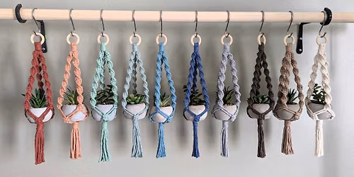 Macrame Mini Plant Hanger Workshop