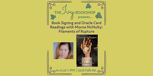 Book Signing and Oracle Card Readings with Morna McNulty