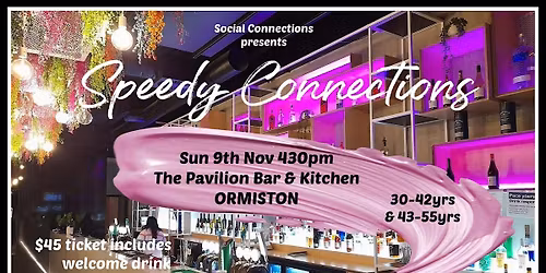 Speedy Connections in ORMISTON!